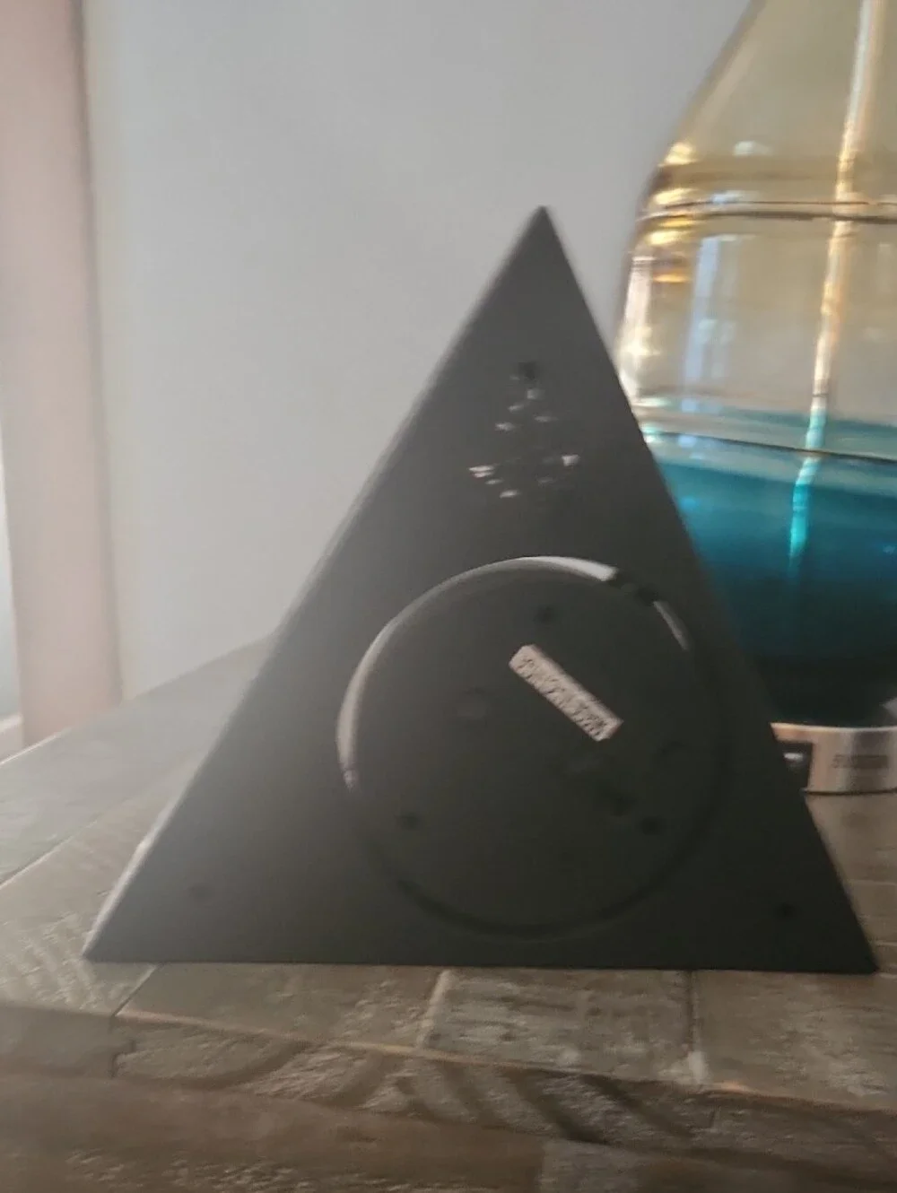 Dillard’s Triangle Alarm Clock 7 inches Retro Chic.
